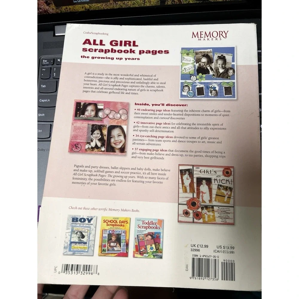 Memory Makers All Girl Scrapbook Pages The Growing Up Years Craft Book